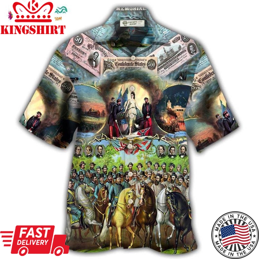 America Civil War Hawaiian Shirt