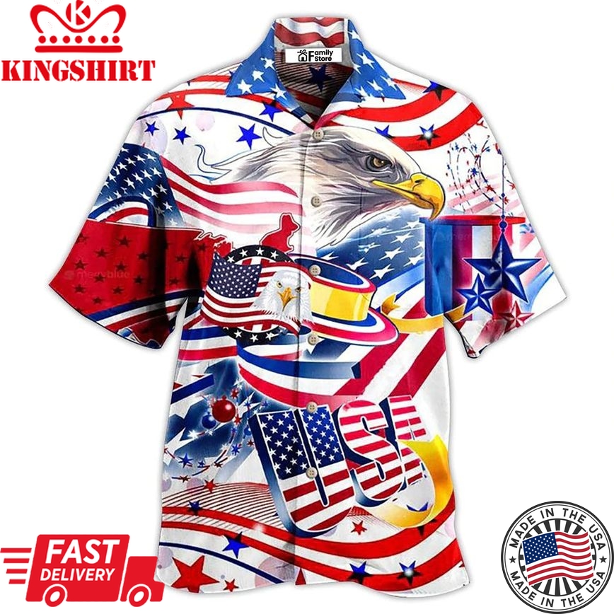 America Eagle America Hawaiian Shirt