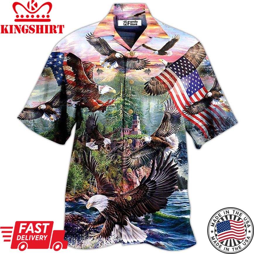 America Eagle Spirit Of America Hawaiian Shirt