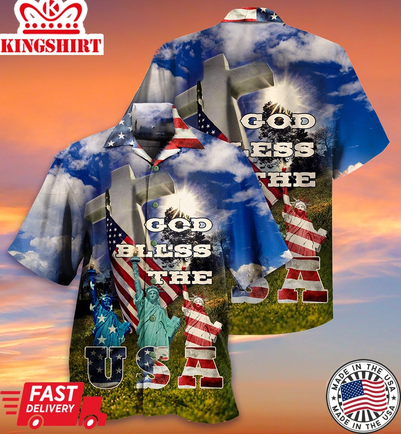 America God Hawaiian Shirt | For Men & Women |