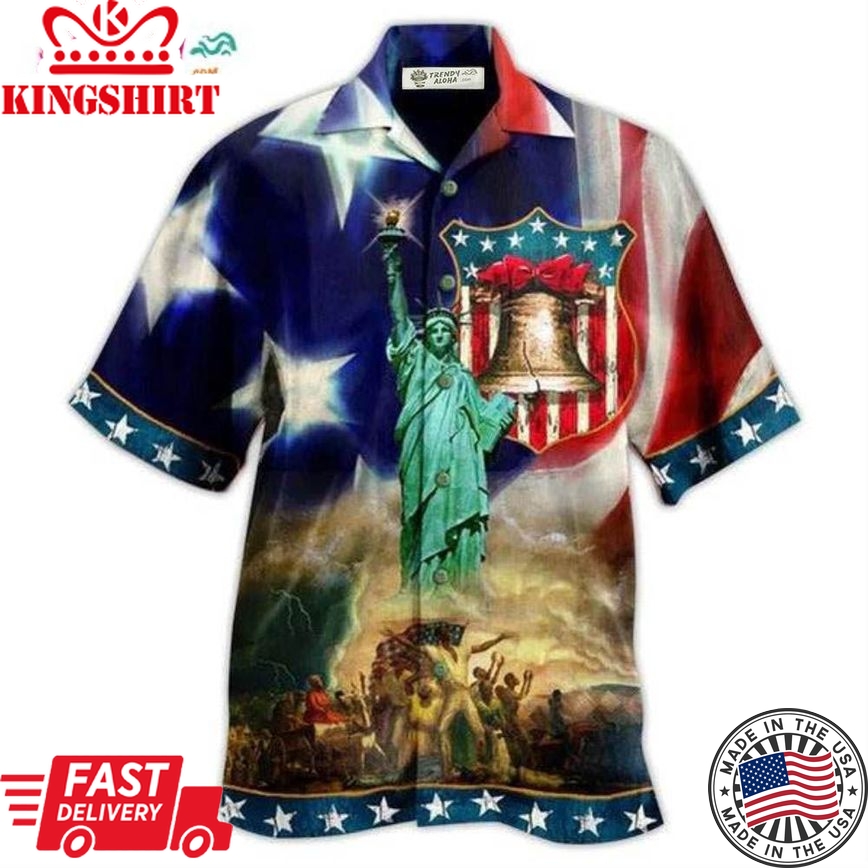 America Happy Day Freedom America Hawaiian Shirt