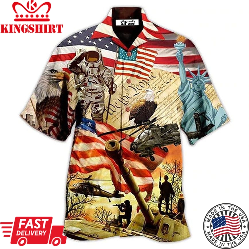 America Independence Day We The People Hawaiian Shirt