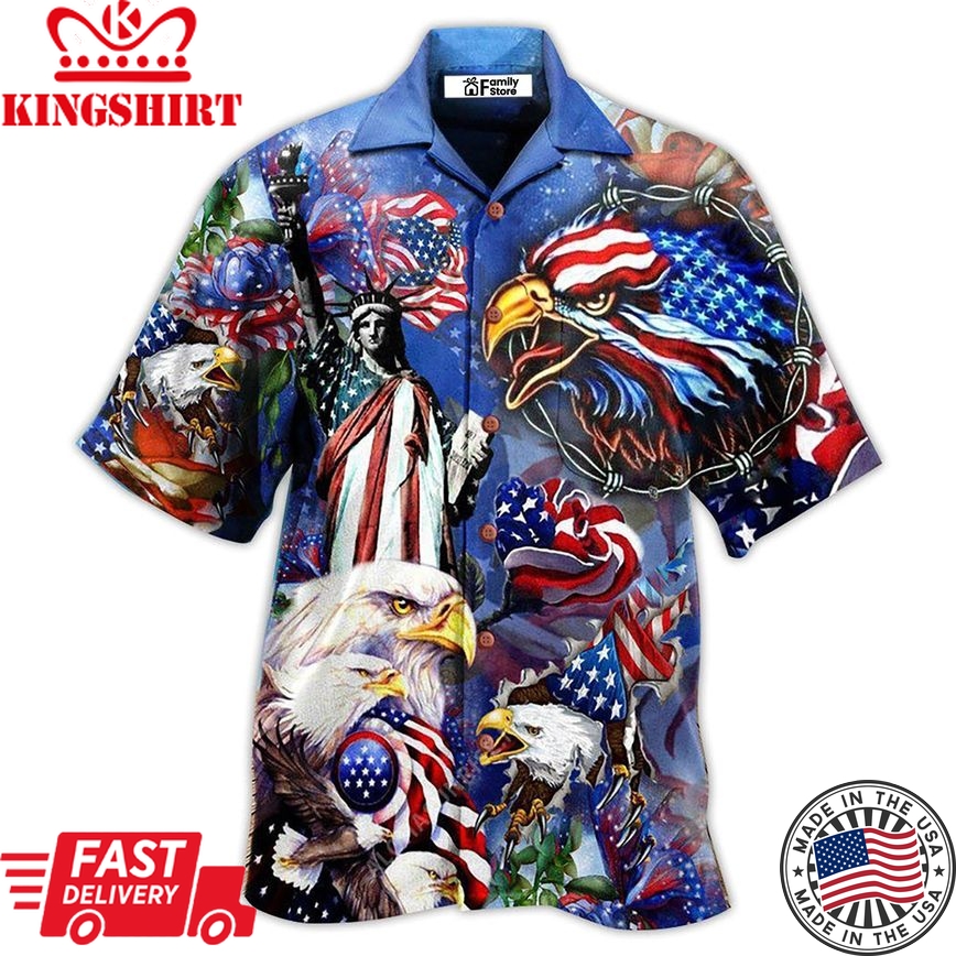 America My Heat Beats True To My Country Patriotism Hawaiian Shirt