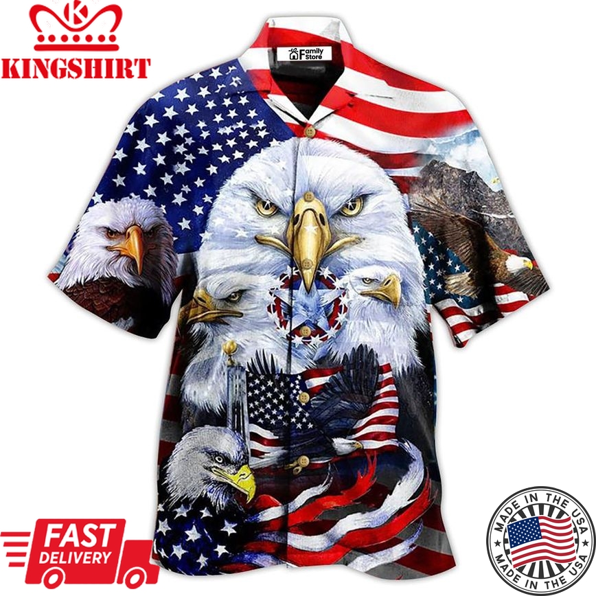 America Proud Happy Day Hawaiian Shirt