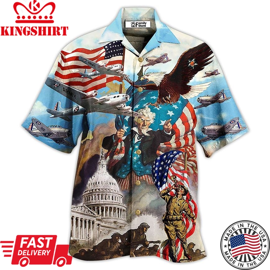 America War And Peace Hawaiian Shirt