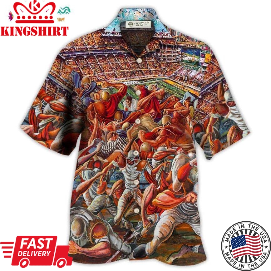 American Football Strong Power Hawaiian Shirt