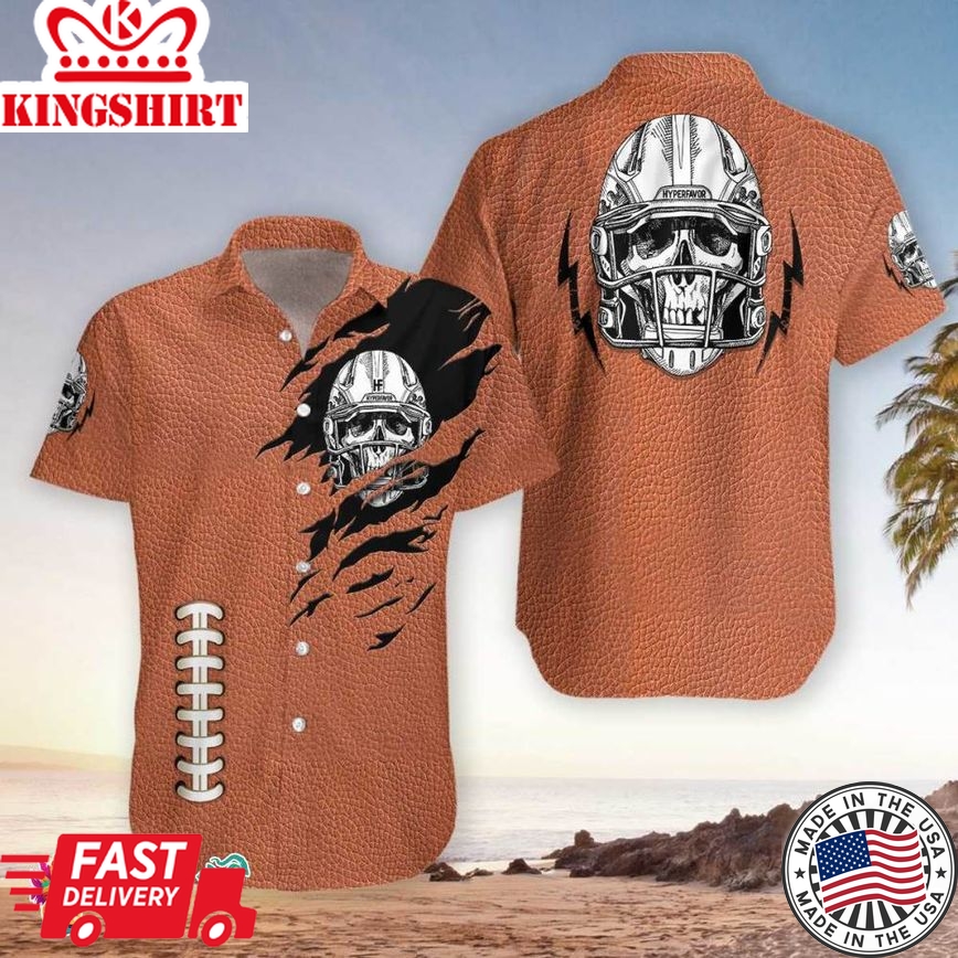 American Football Texture Hawaiian Shirt