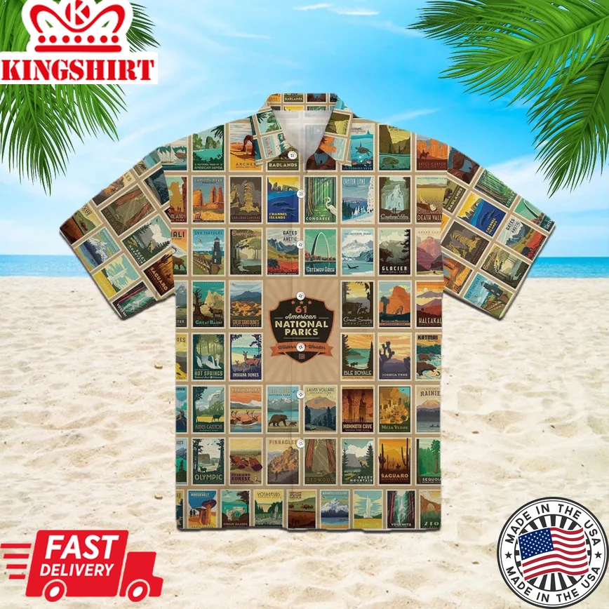 American National Park Trendy Hawaiian Shirt