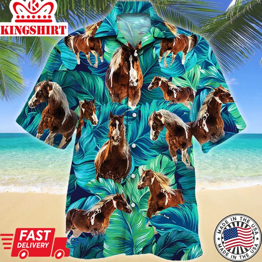 American Paint Horse Lovers Hawaii Trendy Hawaiian Shirt