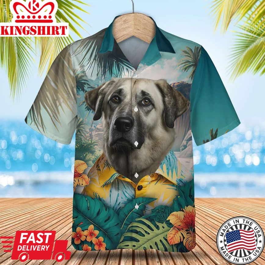 Anatolian Shepherd Ai - 3D Tropical Trendy Hawaiian Shirt