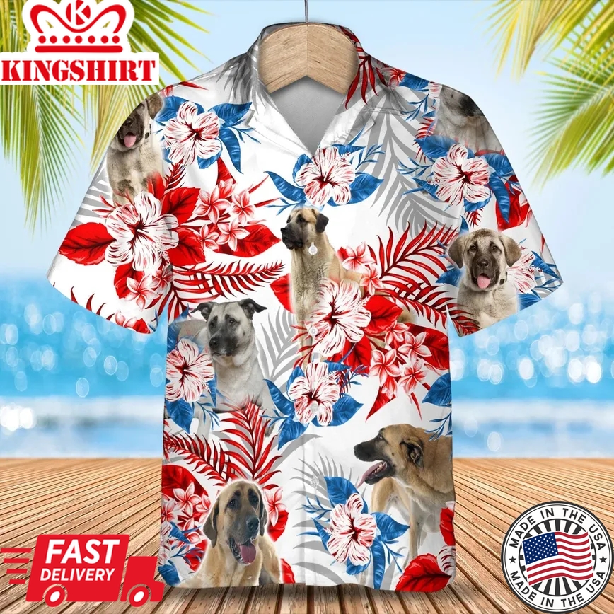 Anatolian Shepherd Trendy Hawaiian Shirt Gift For Summer, Summer Aloha Shirt, Trendy Hawaiian Shirt For Men And Women