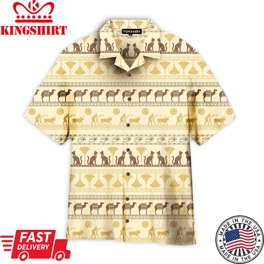 Ancient Egypt Trendy Hawaiian Shirt