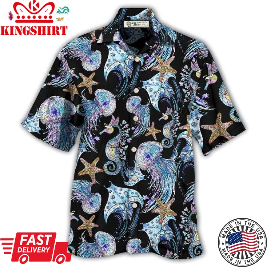 Animals Sea Animals Hawaiian Shirt