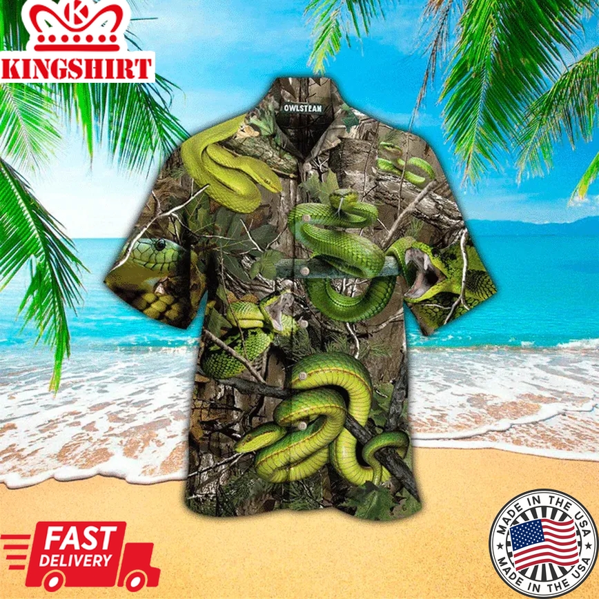 Animals Snake Will Always Bite Back Edition Trendy Hawaiian Shirt Summer Gifts