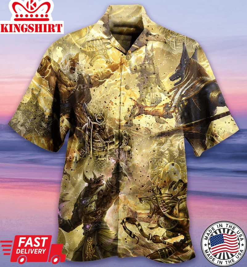 Anubis God Of The Dead Hawaiian Shirt