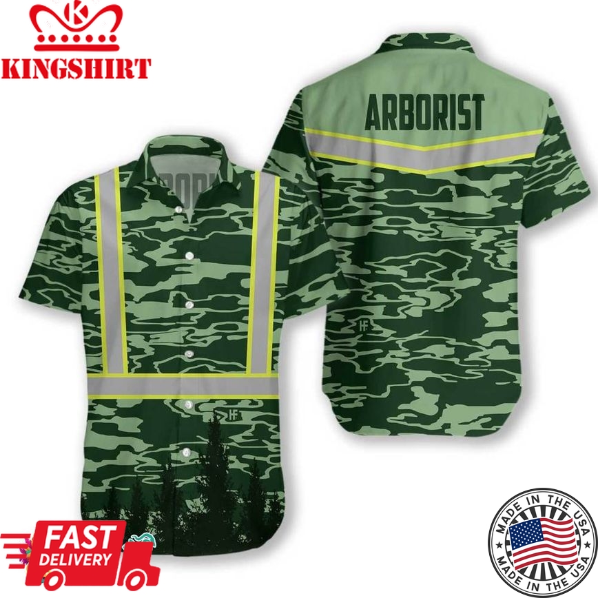 Arborist Safety Shirt Hawaiian Shirt