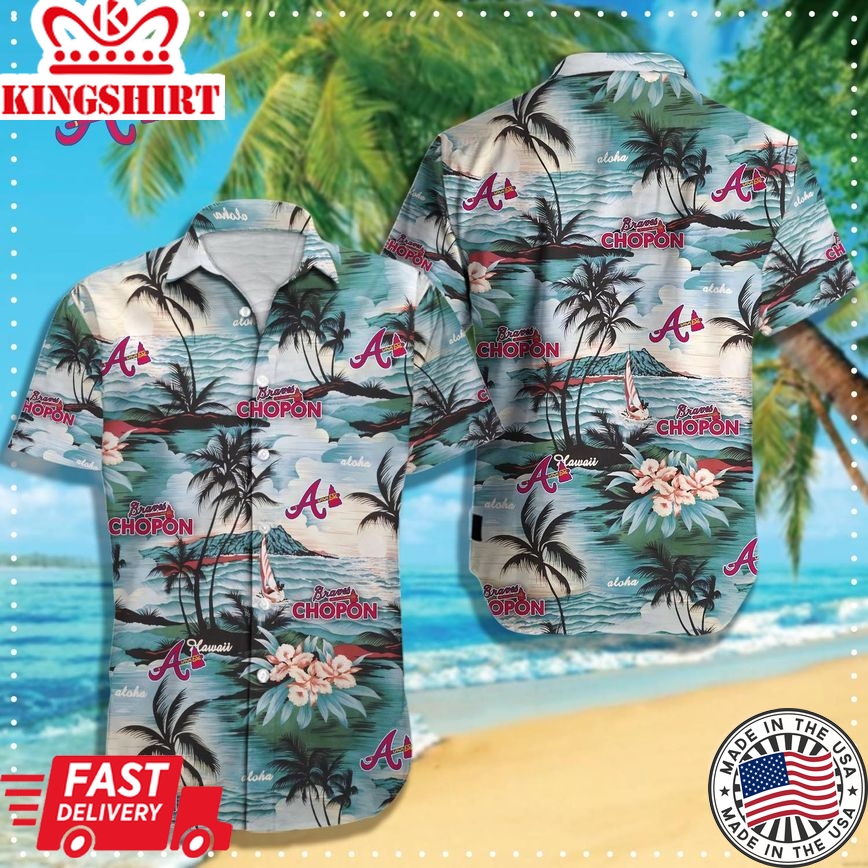 Atlanta Braves Authentic Island Breeze Summer Shirt