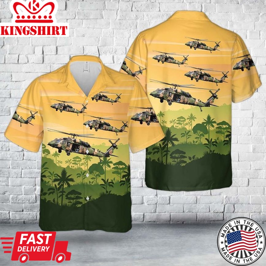 Australian Army Sikorsky S-70A-9 Blackhawk A25-203 Endeavour Trendy Hawaiian Shirt