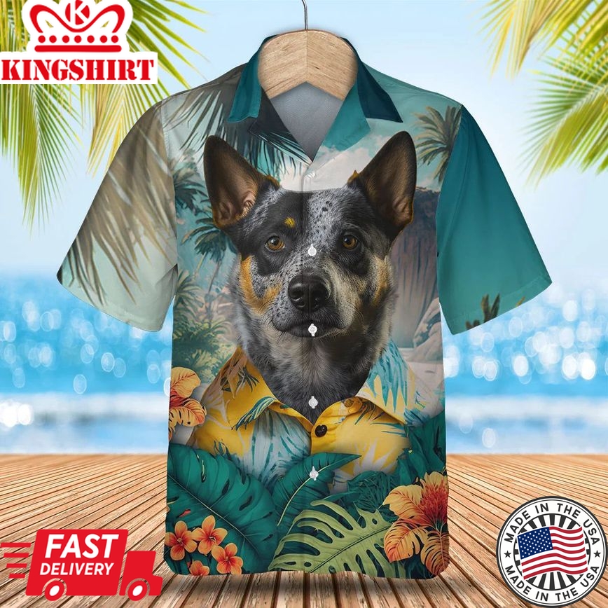 Australian Cattle Ai - 3D Tropical Trendy Hawaiian Shirt