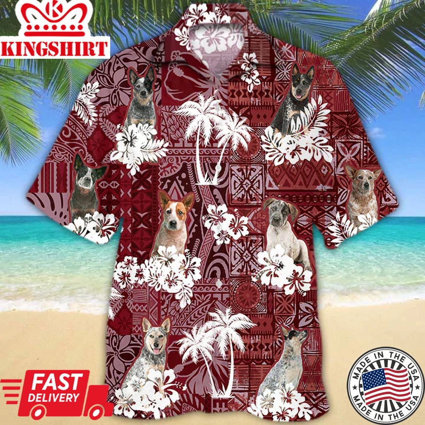 Australian Cattle Trendy Hawaiian Shirt, Aloha Shirt For Summer