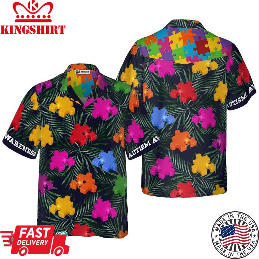 Autism Tropical Hawaiian Shirt Hawaiian Shirt