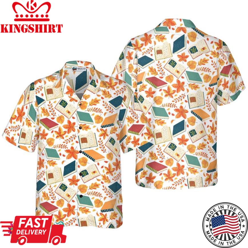 Autumn Is Time To Back To School Teacher Hawaiian Shirt, Teacher Shirt For Men And Women, Best Gift For Teachers