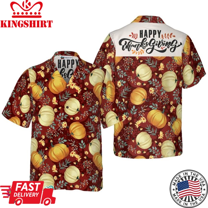 Autumn Thanksgiving Celebration Hawaiian Shirt