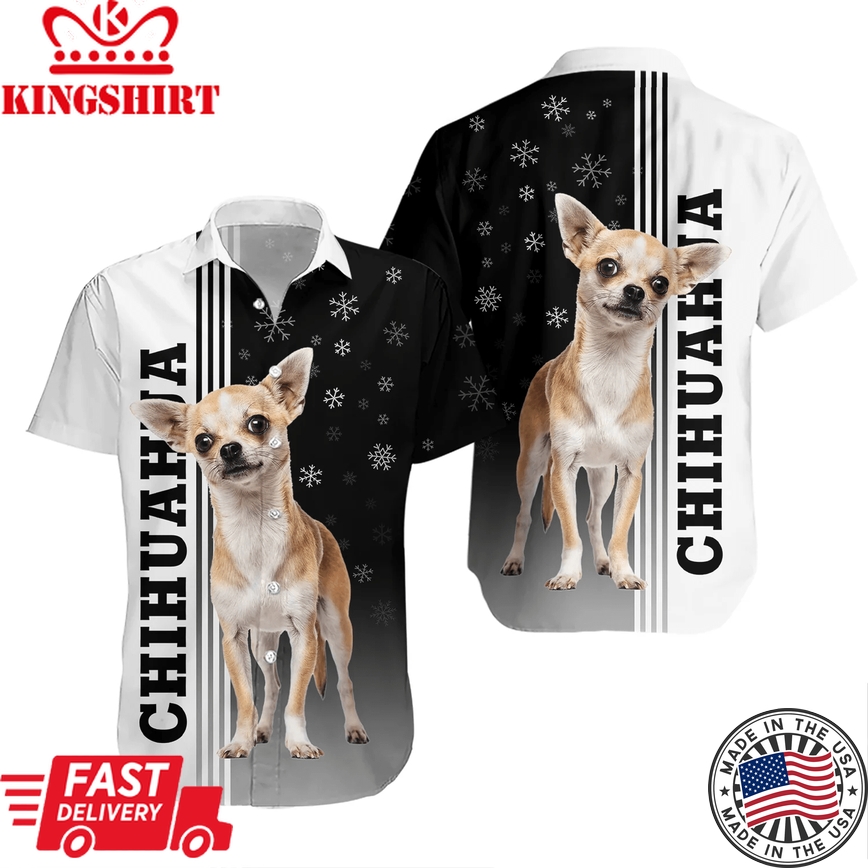 Awesome Chihuahua Dog Trendy Hawaiian Shirt