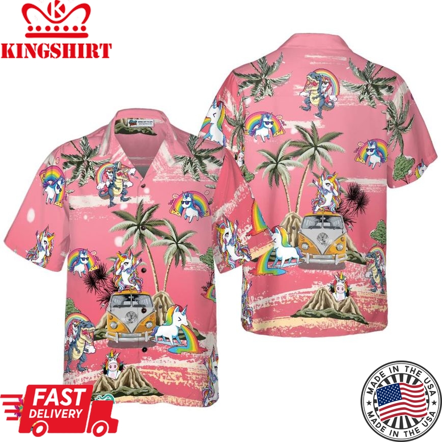 Baby Unicorn Summer Time V2 Unicorn Hawaiian Shirt, Stylish Unicorn Shirts For Men And Women