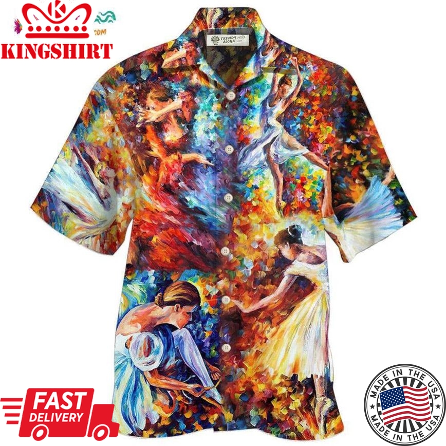 Ballet Colorful Lovely Day Hawaiian Shirt