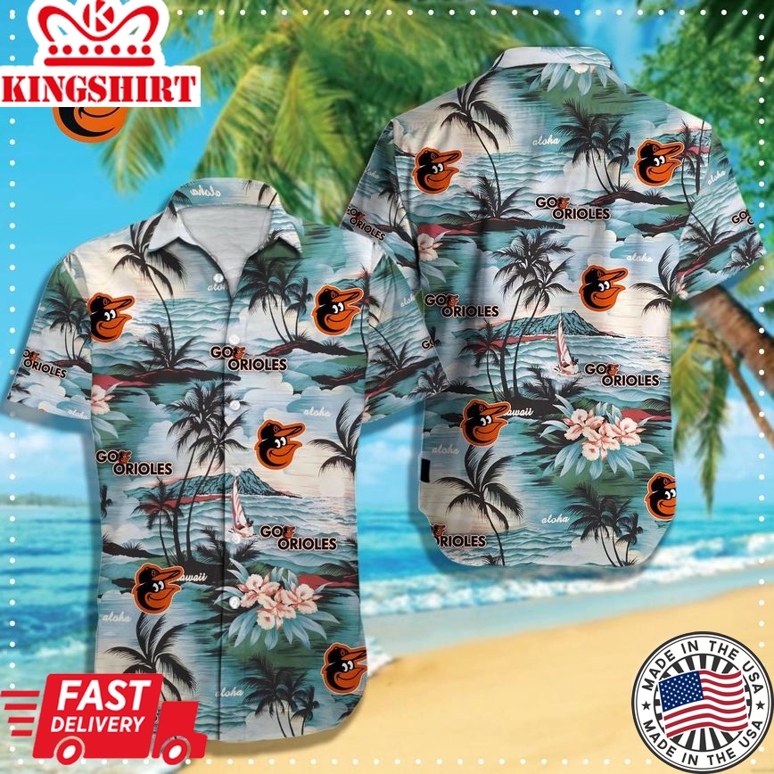 Baltimore Orioles Magic Captured in Hawaiian Outfit