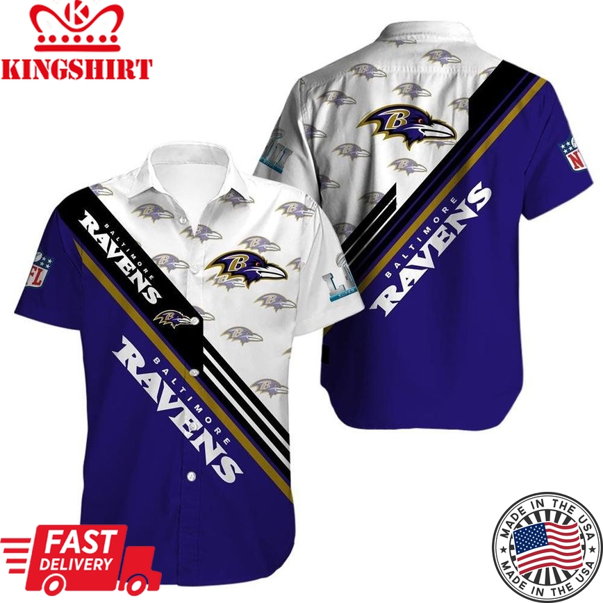 Baltimore Ravens Limited Edition Hawaiian Shirt Trending Hawaiian Shirts Design 01