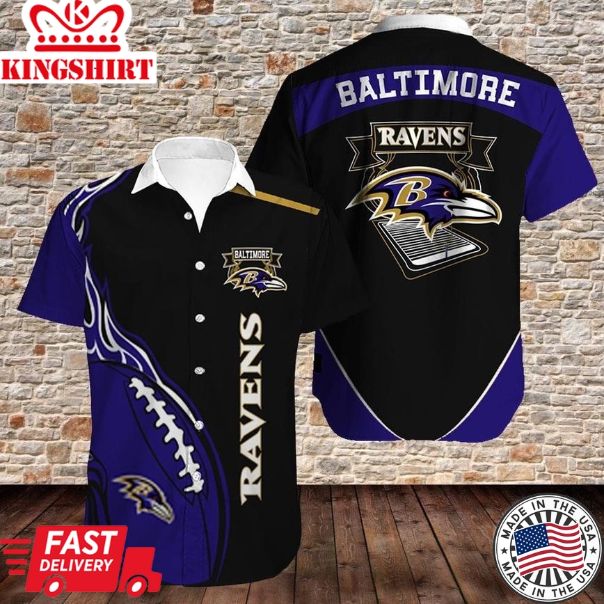 Baltimore Ravens Limited Edition Hawaiian Shirt Trending Hawaiian Shirts Design 05