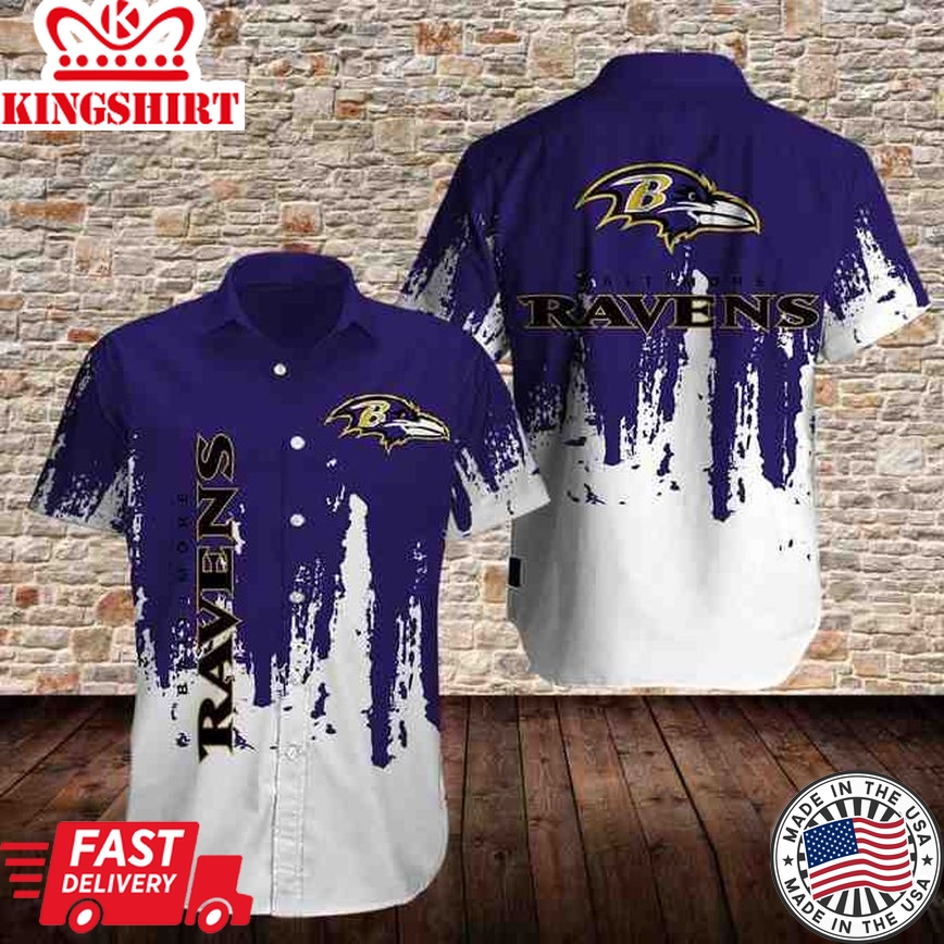 Baltimore Ravens Limited Edition Hawaiian Shirt Trending Hawaiian Shirts Design 08