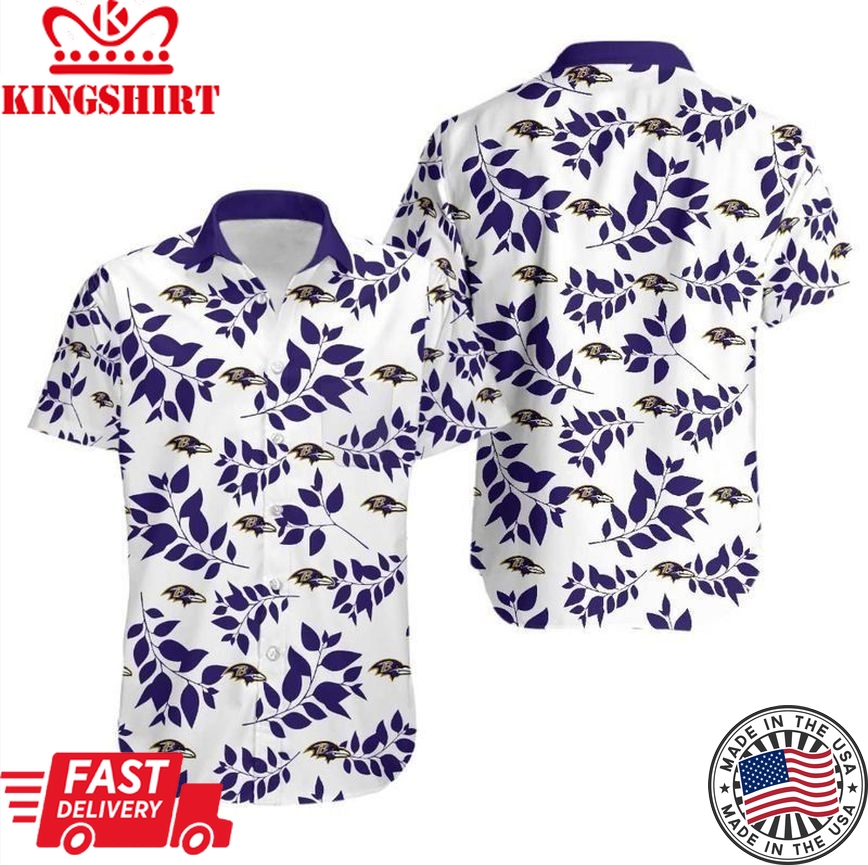 Baltimore Ravens NFL Gift For Fan Hawaii Shirt And Shorts Summer Collection Trending Hawaiian Shirts