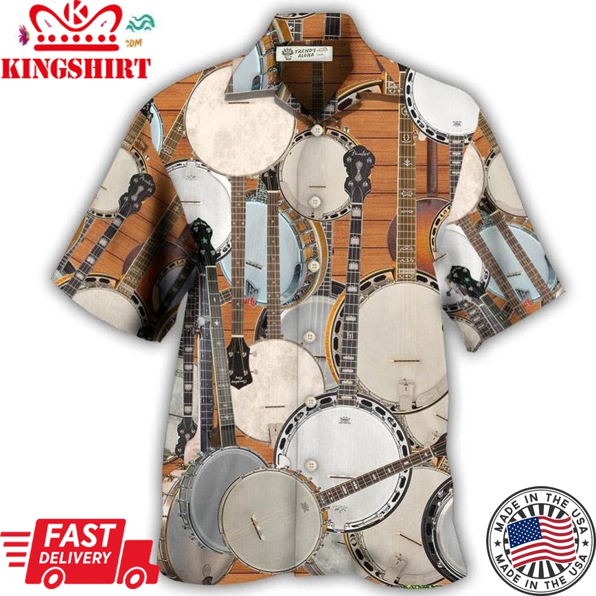 Banjo Music Love Life Style Hawaiian Shirt