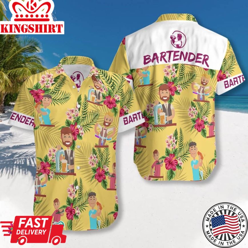 Bartender Hawaiian Shirt