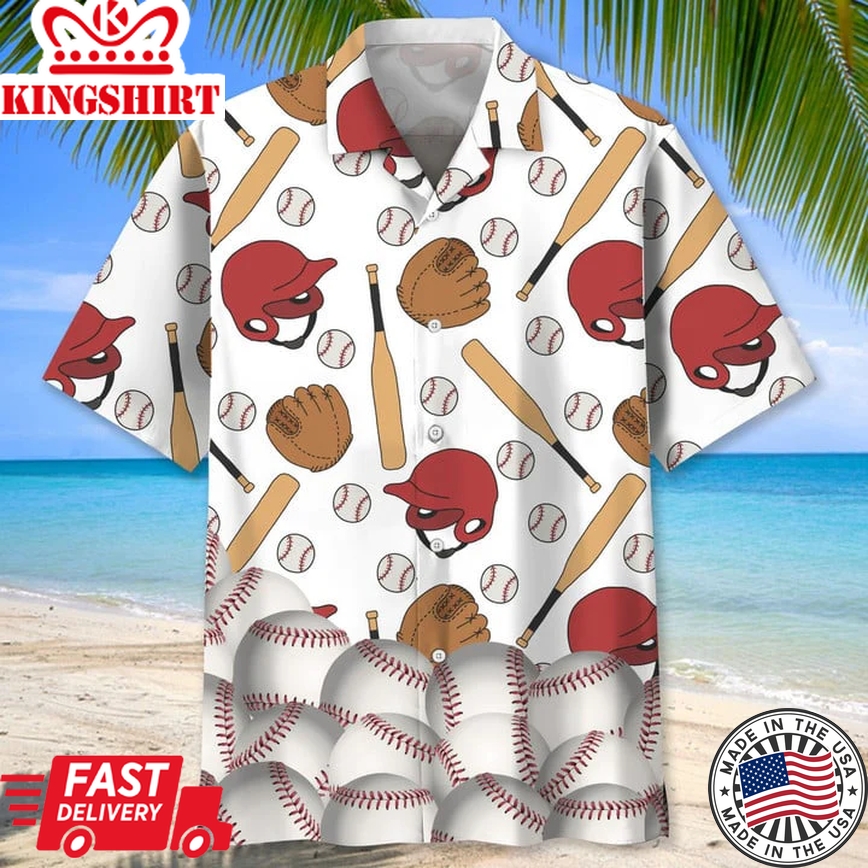 Baseball Custom Style Trendy Hawaiian Shirt For Men, Baseball Player Shirt, Baseball Gifts