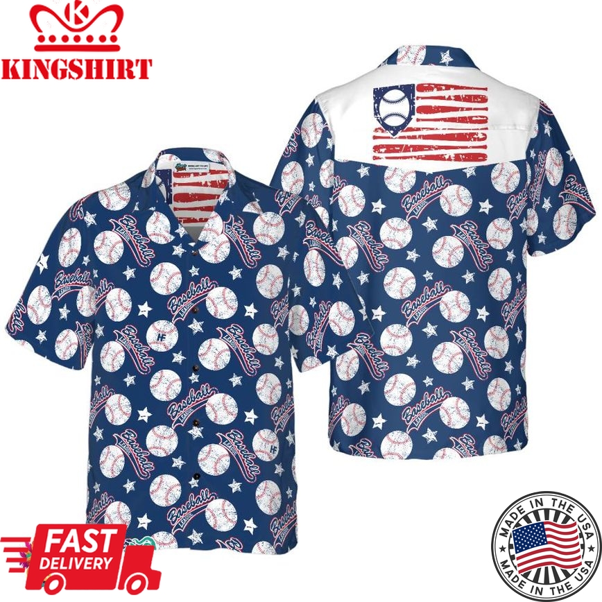 Baseball Star Hawaiian Shirt