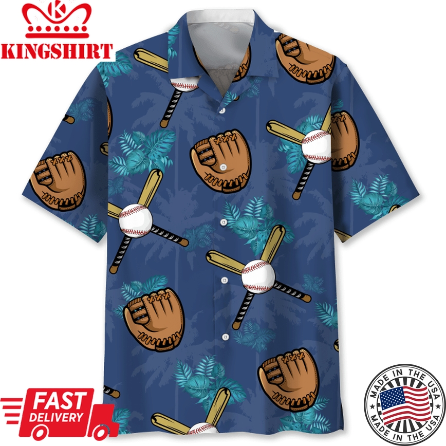 Baseball Tropical Hawaii Shirt