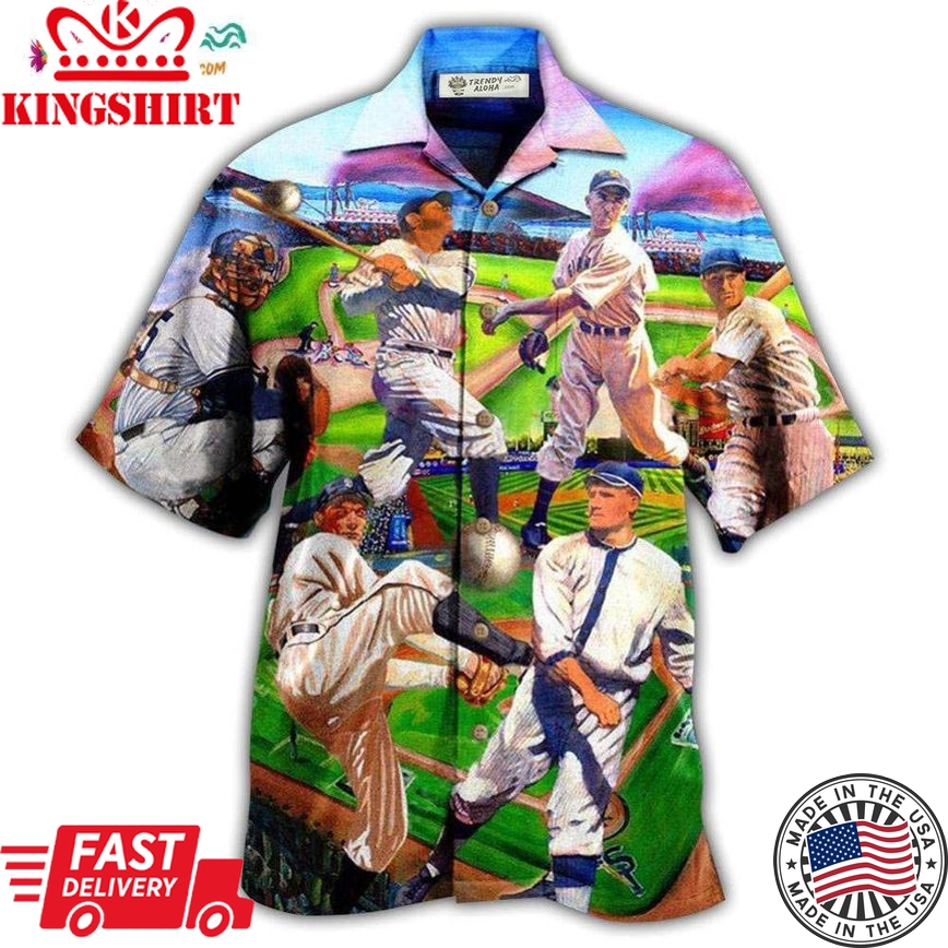 Baseball Vintage Players Your Passion Hawaiian Shirt