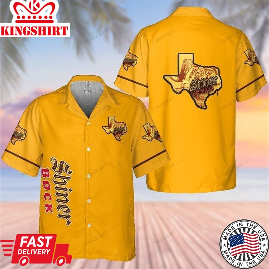 Bask in the Texan Spirit with Shiner Bock Hawaiian Wear