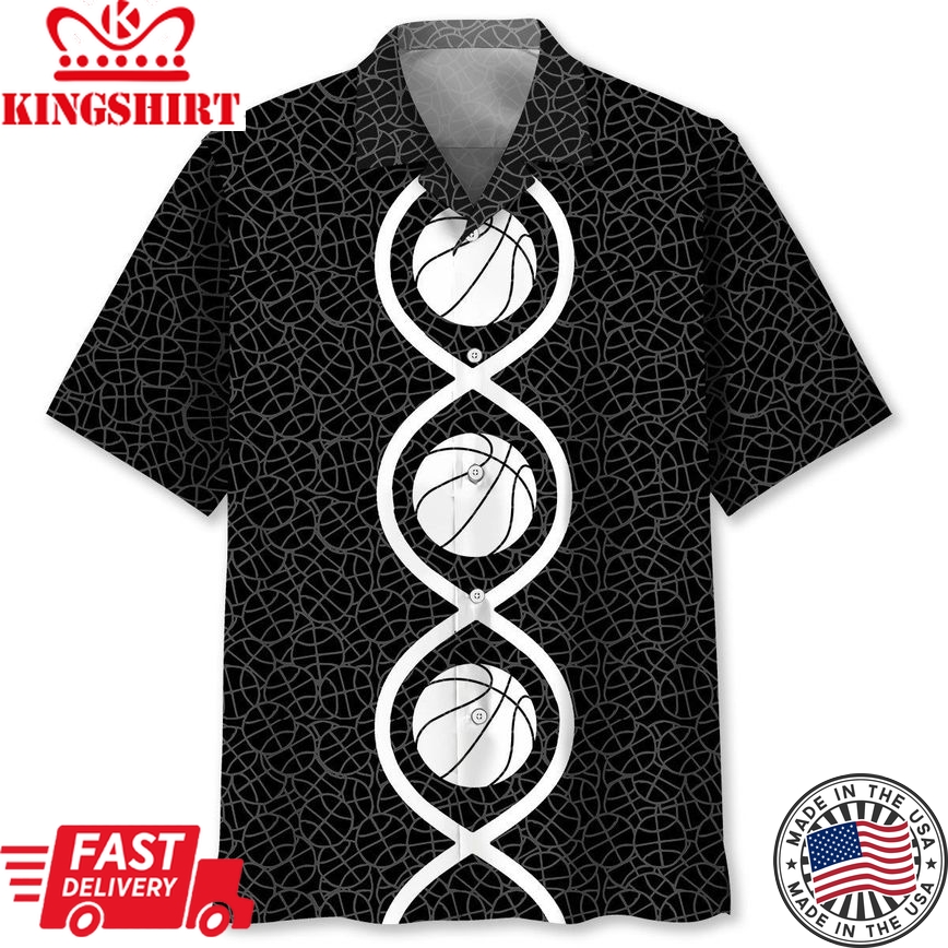 Basketball Dna Trendy Hawaiian Shirt