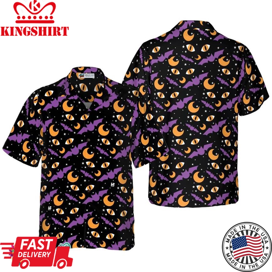 Bats Eyes At Night Hawaiian Shirt