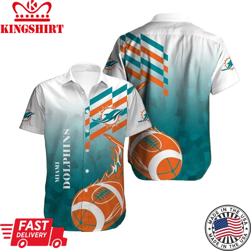 Beach Miami Dolphins Limited Edition Hawaiian Shirt: Perfect for Fans