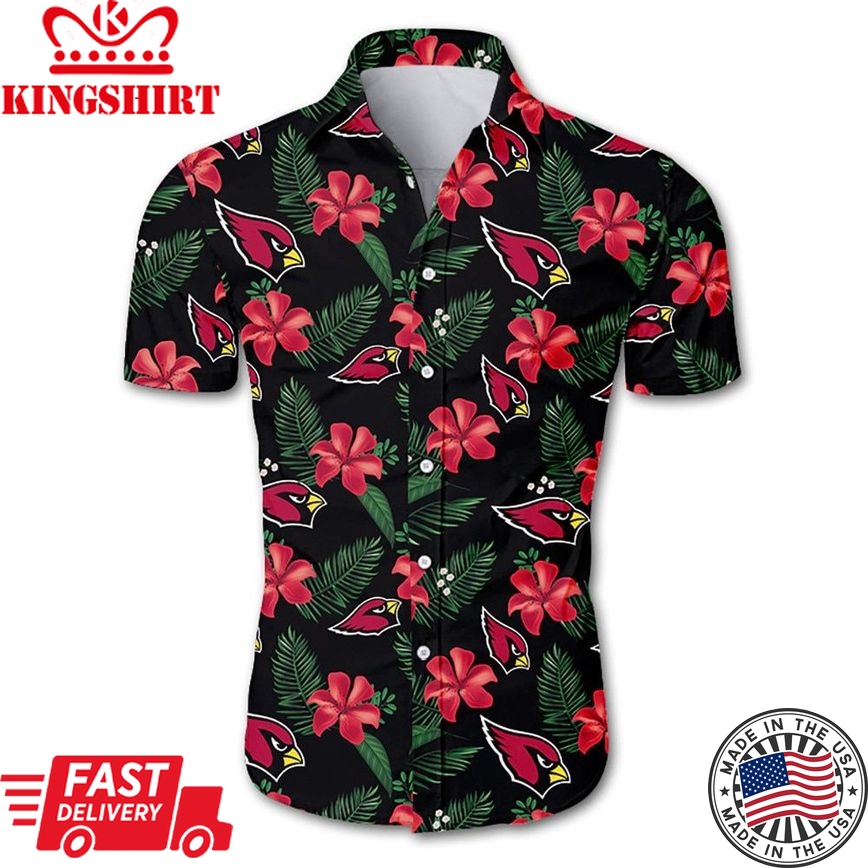 Beach Shirt Arizona Cardinals Hawaiian Shirt Short Sleeve For Summer Collection Trending Hawaiian Shirts