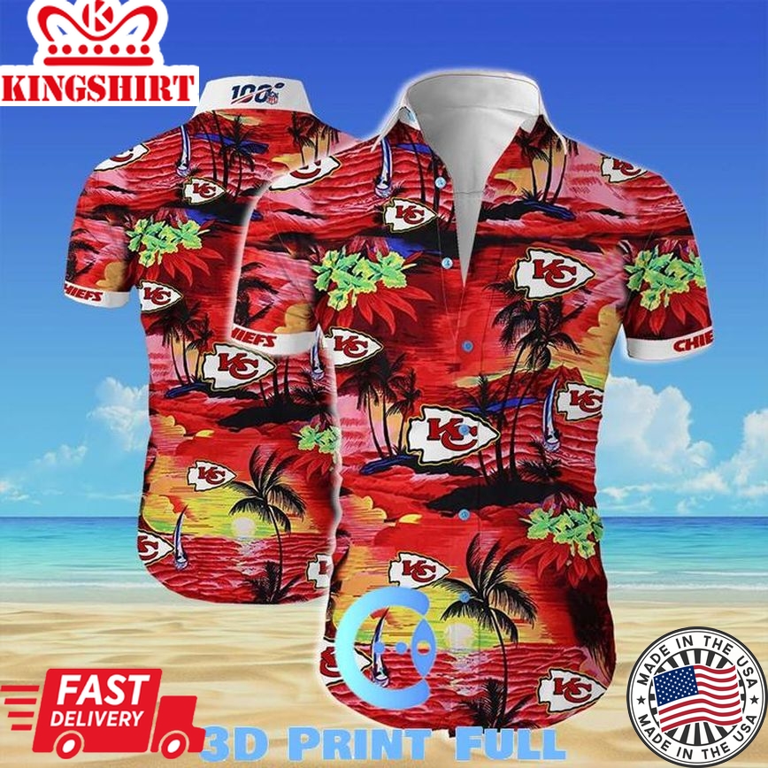 Beach Shirt Kansas City Chiefs Cannabis All Over Printed Hawaiian Shirt