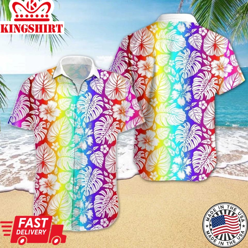 Beach Shirt Lgbt Pride Love Is Love Summer Vacation Hawaiian Shirt