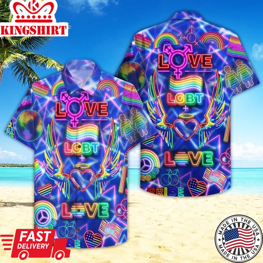 Beach Shirt Love Wins Lgbt Pride Month Hawaiian Shirt For Men And Women