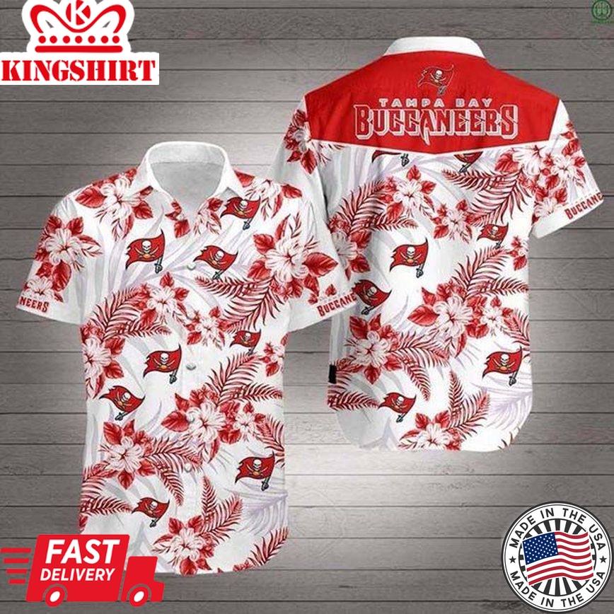 Beach Shirt National Football League Tampa Bay Buccaneers Hawaiian Shirt